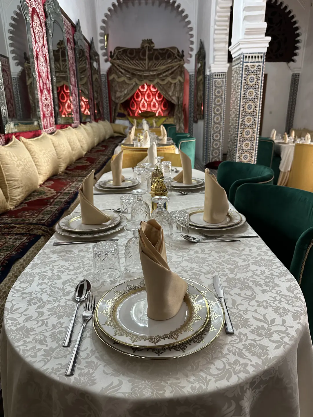 Moroccan food detail from Dar La Medina Tetawen